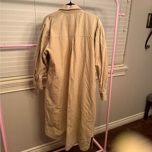 Cost Plus World Market Tan Jacket with Button Accent $20.00